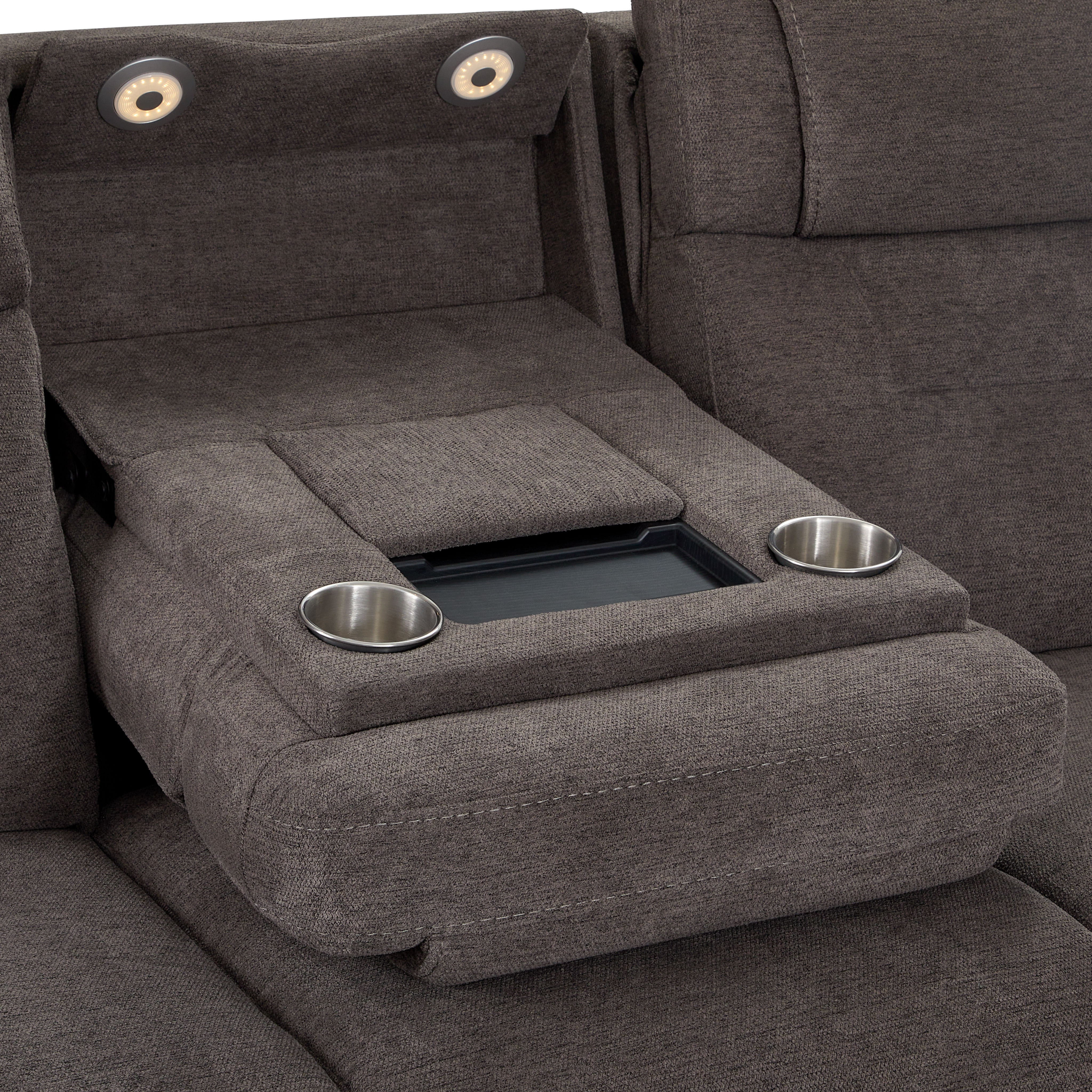 ZOFA POWER RECLINING SOFA WITH CONSOLE | Love's Bedding and Furniture